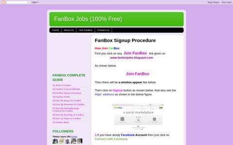 FanBox Jobs (100% Free) : FanBox Signup Procedure