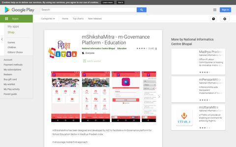 mShikshaMitra - m-Governance Platform - Education – Apps ...