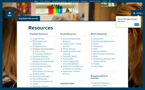 Resources | VIU Employees | Vancouver Island University ...