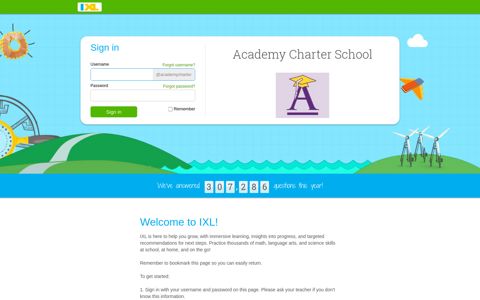 Academy Charter School - IXL