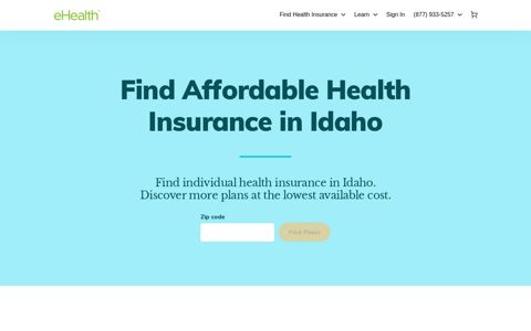 Idaho Health Insurance: Find Affordable Plans | eHealth