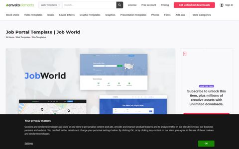 Job Portal Template | Job World by sanljiljan on Envato ...
