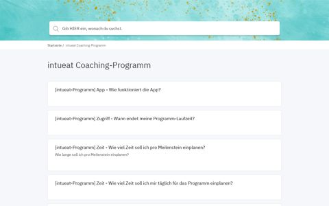intueat Coaching-Programm - Happiness Help Center