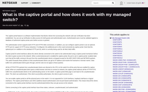 What is the captive portal and how does it work with my ...