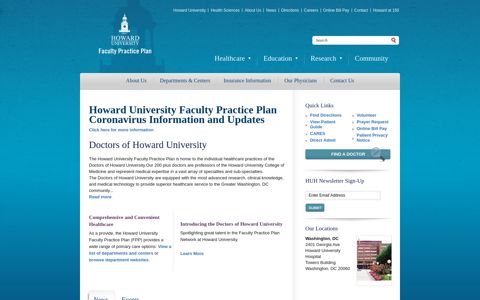 Faculty Practice Plan (FPP) | Washington, DC