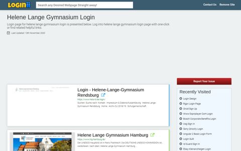 Helene Lange Gymnasium Login - Loginii.com