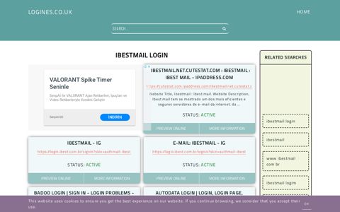 ibestmail login - General Information about Login