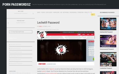 Leche69 Password