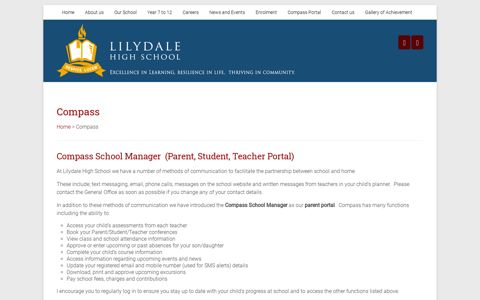Compass | Lilydale High School