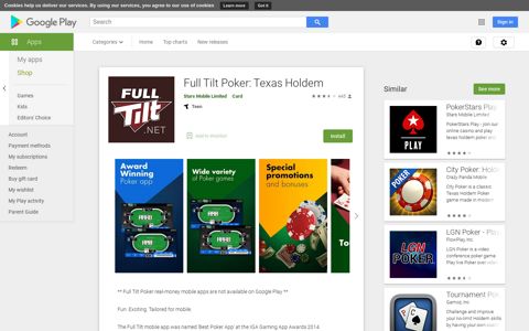 Full Tilt Poker: Texas Holdem - Apps on Google Play