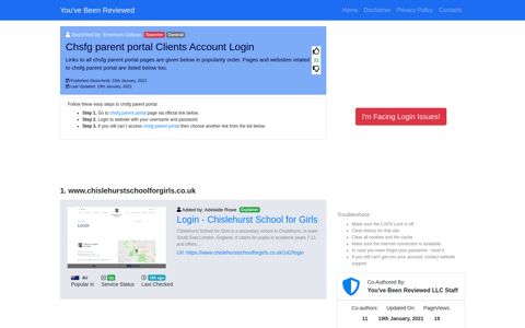 Chsfg parent portal - You've Been Reviewed