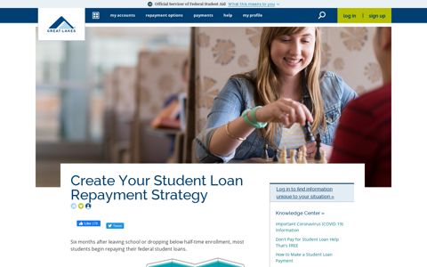 Options for Student Loan Repayment - Great Lakes