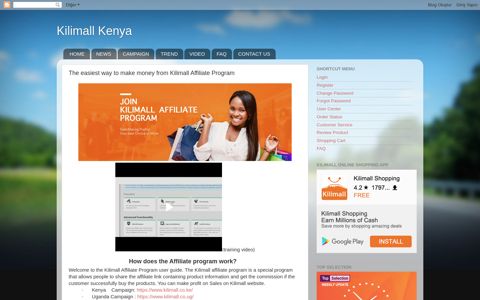The easiest way to make money from Kilimall Affiliate Program