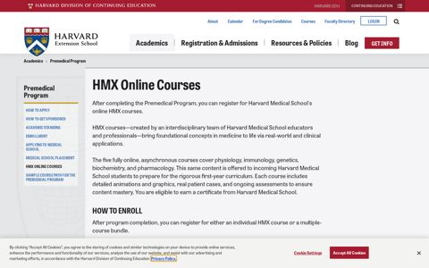HMX Online Courses | Harvard Extension School