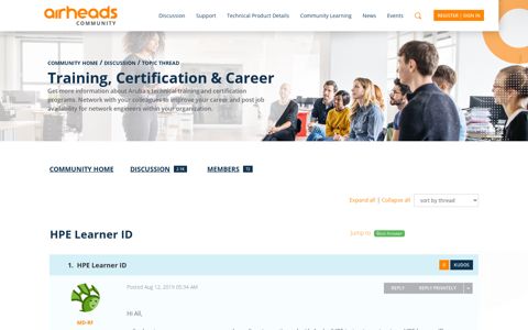 HPE Learner ID | Training, Certification & Career