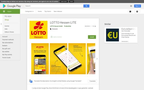 LOTTO Hessen LITE - Apps on Google Play