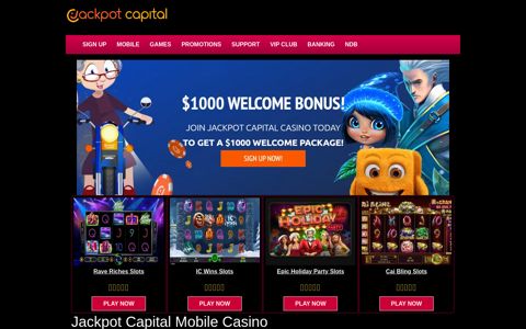 Mobile Casino:Jackpot Capital Casino - $1000 Welcome ...