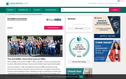 EuroMBA Consortium - Education Abroad