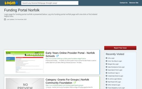 Funding Portal Norfolk - Loginii.com