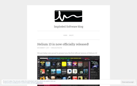 Helium 13 is now officially released! | Imploded Software blog