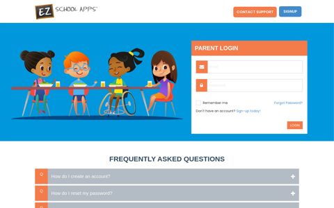 Parent Login || EZ School Apps