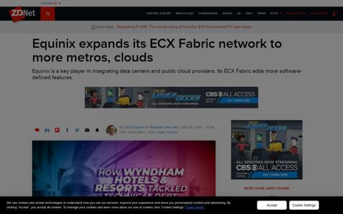 Equinix expands its ECX Fabric network to more metros ...