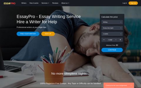 EssayPro (EsssayPro.com) - Essay Writing Service - Top ...