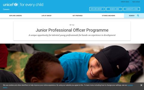 Junior Professional Officer Programme | UNICEF Careers
