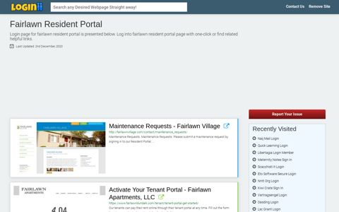 Fairlawn Resident Portal - Loginii.com