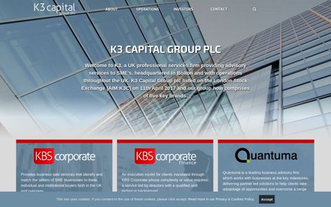 K3 Capital Group plc: Home