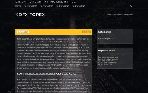Kdfx forex - explain bitcoin mining like im five