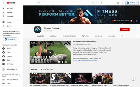 Fitness Culture - YouTube