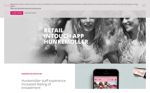 retail intouch app hunkemoller - Kega