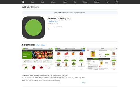 ‎Peapod Delivery on the App Store