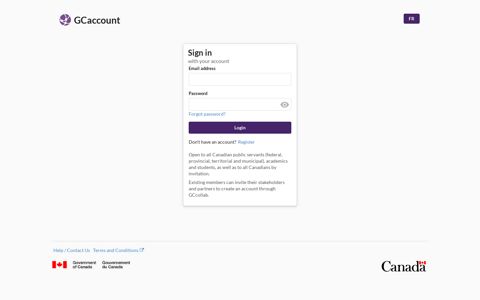 GCaccount - Sign in