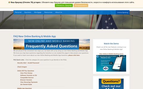 FAQ New Online Banking & Mobile App - Legend Bank