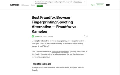 Best Fraudfox Browser Fingerprinting Spoofing Alternative ...