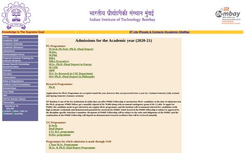 Admissions - IIT Bombay