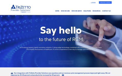 TriZetto Provider Solutions: Revenue Cycle Management