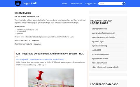 idis hud login - Official Login Page [100% Verified] - Login 4 All