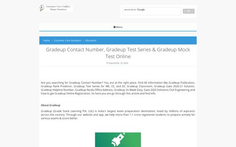 Gradeup Contact Number, Gradeup Test Series & Gradeup ...