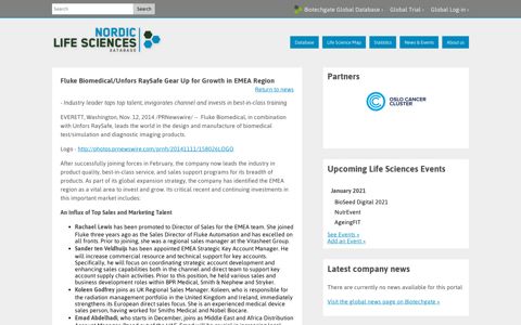 Nordic Life Sciences Database - Biotechgate
