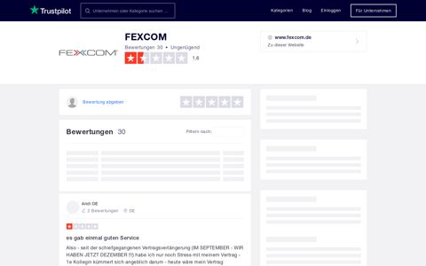 Bewertungen zu FEXCOM | Lesen Sie Kundenbewertungen ...
