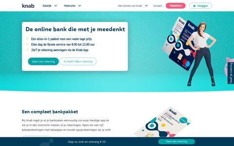 Knab Particulier | De online bank die met je meedenkt | Knab.nl