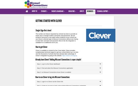 Missouri Connections | Clever