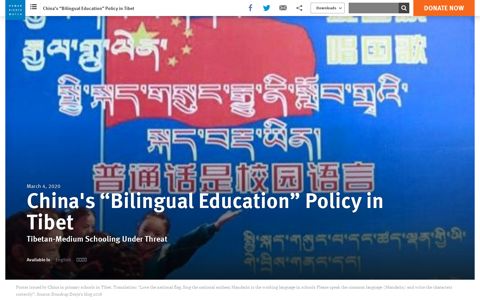 Tibetan-Medium Schooling Under Threat | HRW