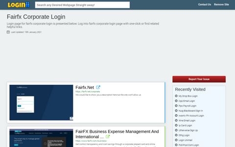 Fairfx Corporate Login - Loginii.com