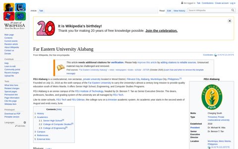 Far Eastern University Alabang - Wikipedia