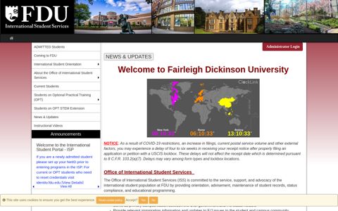 International Student Portal - Fairleigh Dickinson University