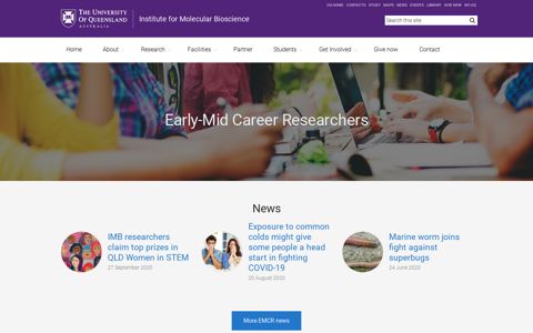 Early-Mid Career Researchers - Institute for Molecular ...
